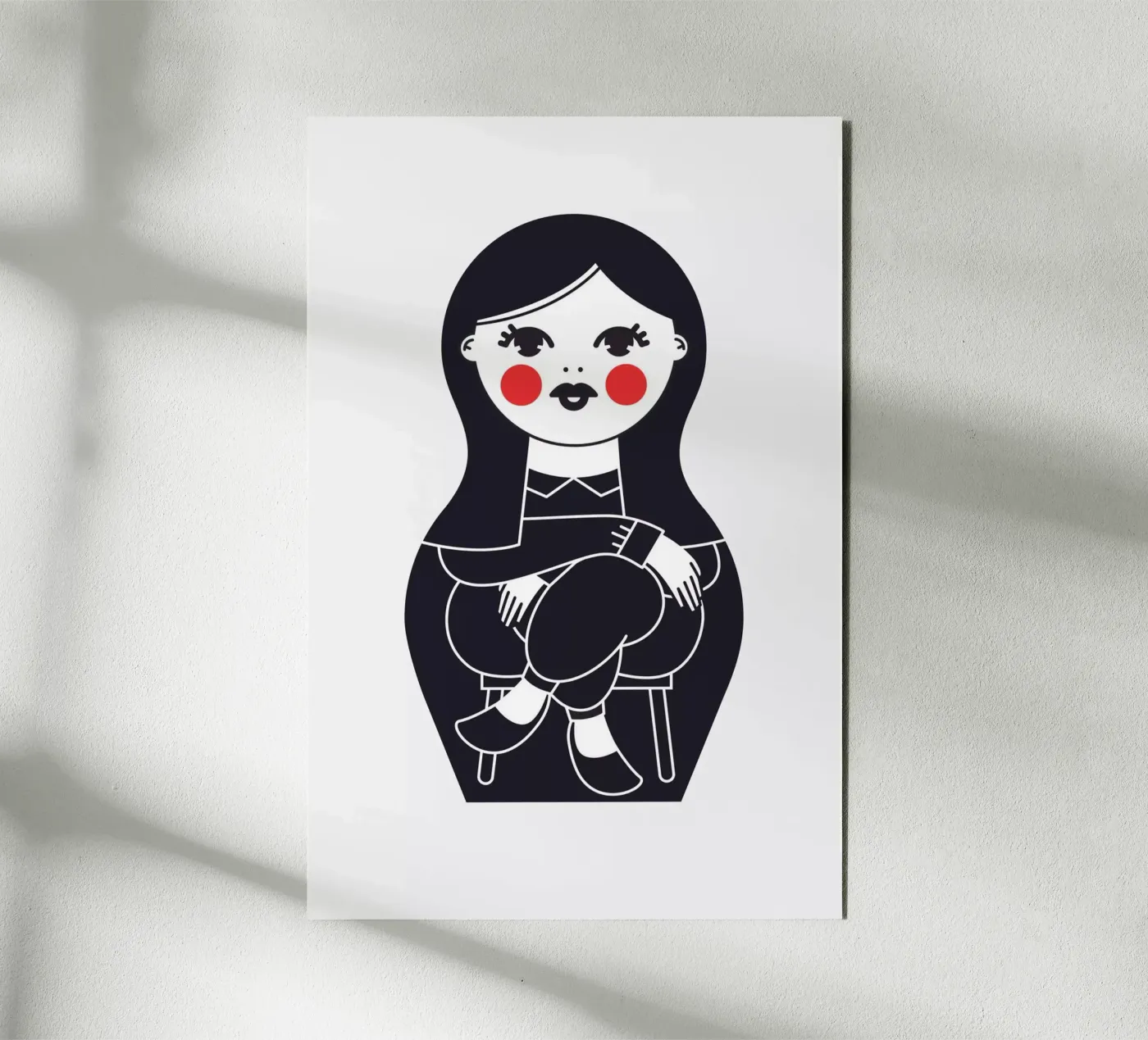 Frida aluminium-dibond van Lidia Blomgren