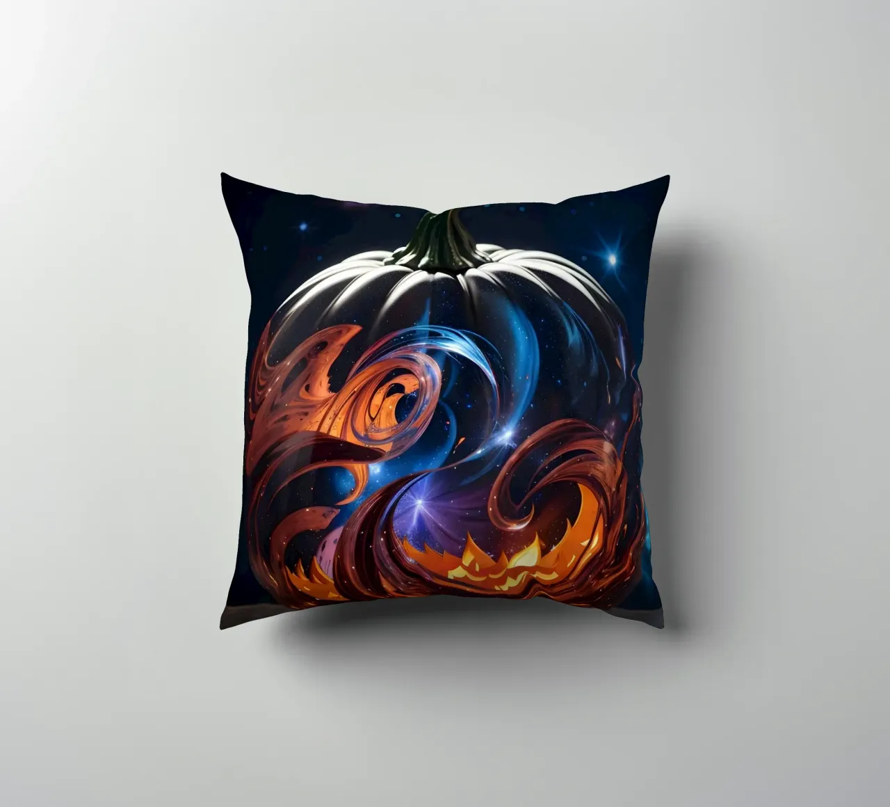 Zucca nebula - Citrouille nébuleuse Fantaisie cuscino da LM2KONE