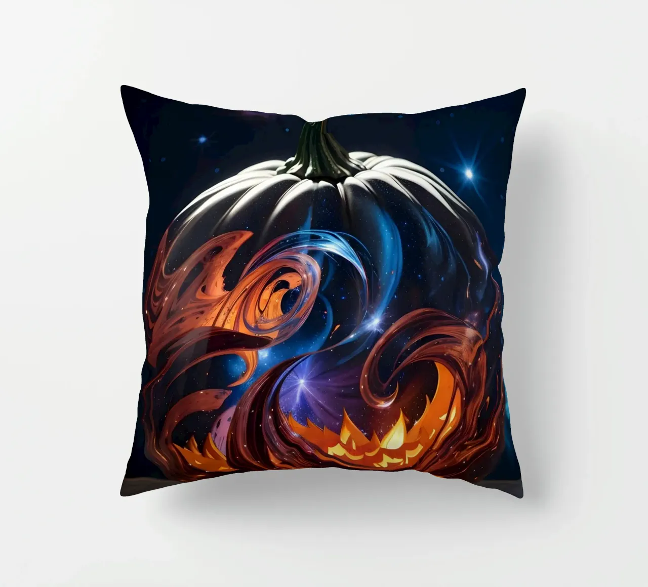 Zucca nebula - Citrouille nébuleuse Fantaisie cuscino da LM2KONE