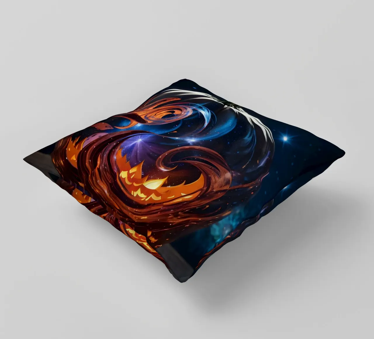 Zucca nebula - Citrouille nébuleuse Fantaisie cuscino da LM2KONE