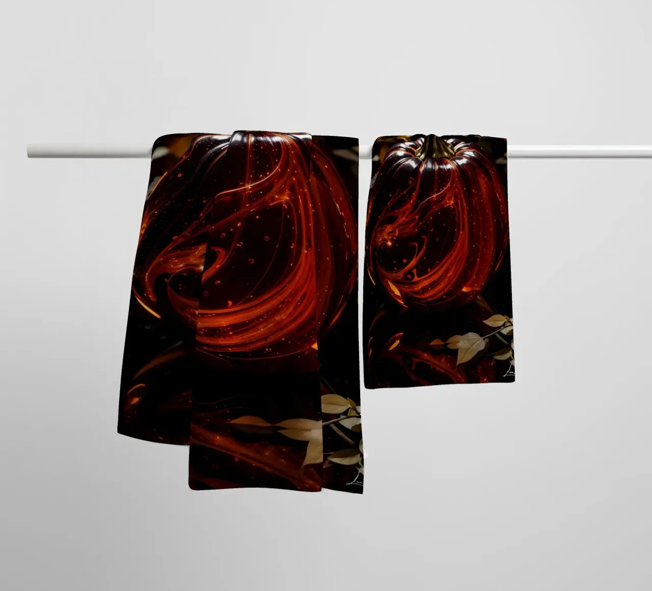 Zucche rosse moderne asciugamano da bagno da LM2KONE