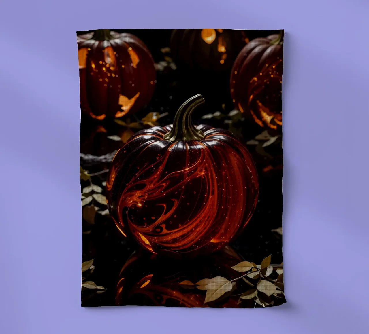 Zucche rosse moderne canovaccio da cucina da LM2KONE