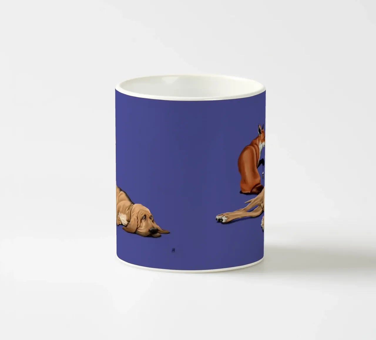 Not So (Coloured) ceramic mug by Rob Art | Illustration