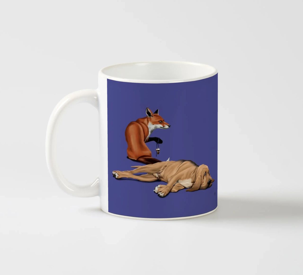 Not So (Coloured) tazza in ceramica da Rob Art | Illustration