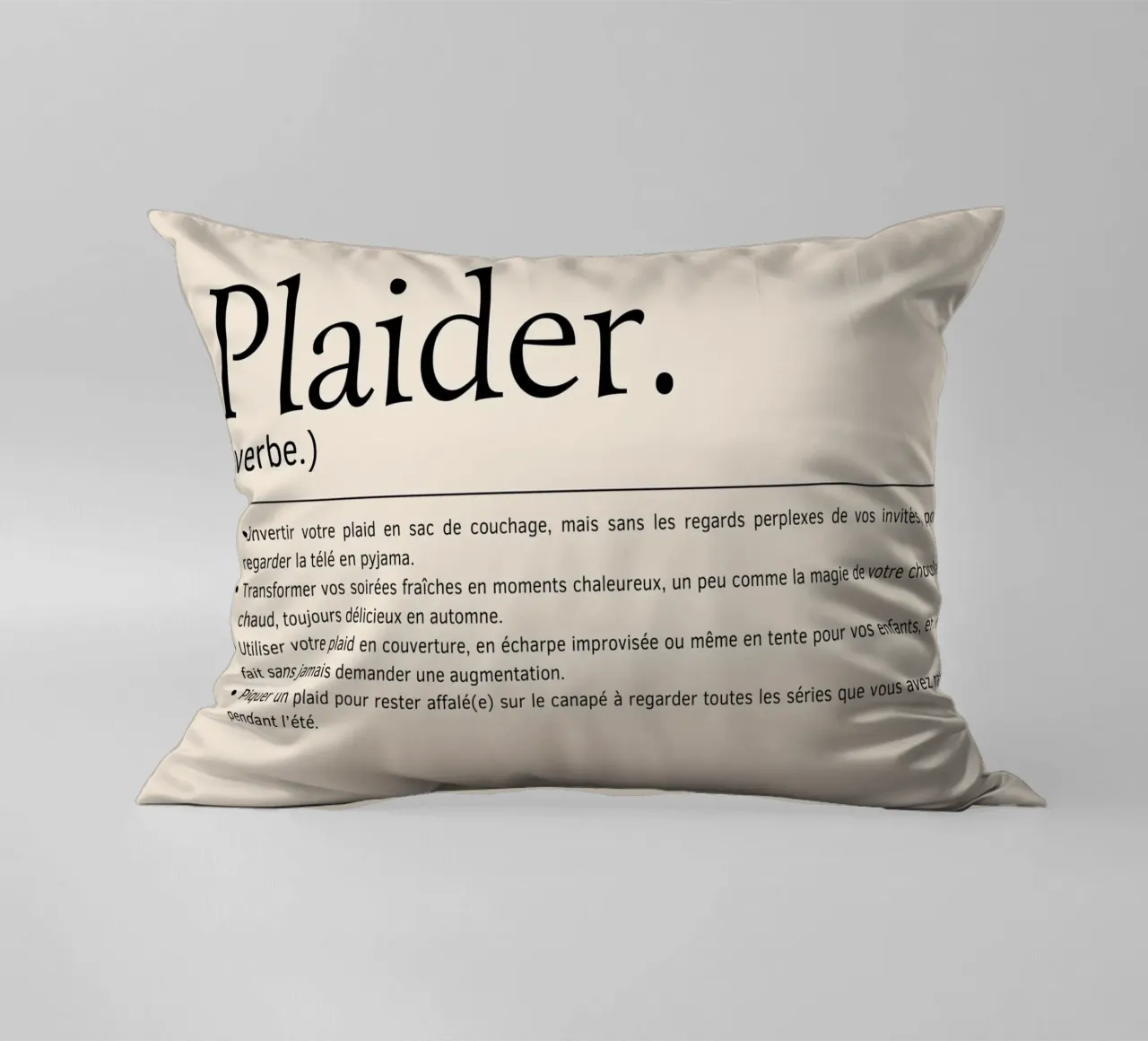 définition : plaider cuscino da cim_art