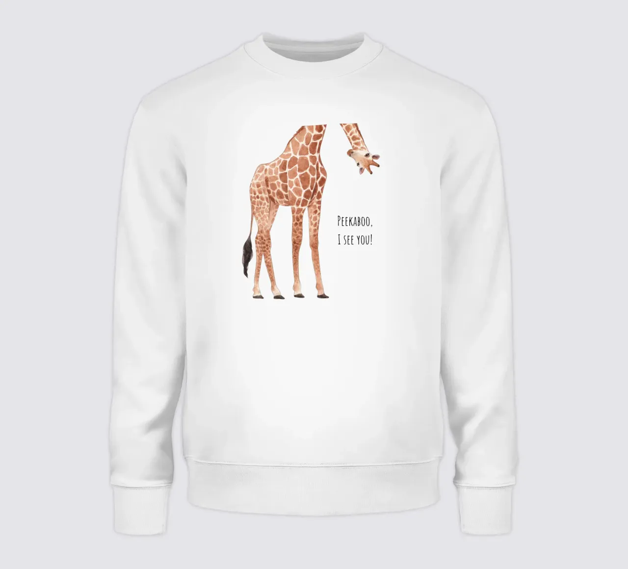 Peekaboo, I See You! sweatshirt by Doodle Dreams Art