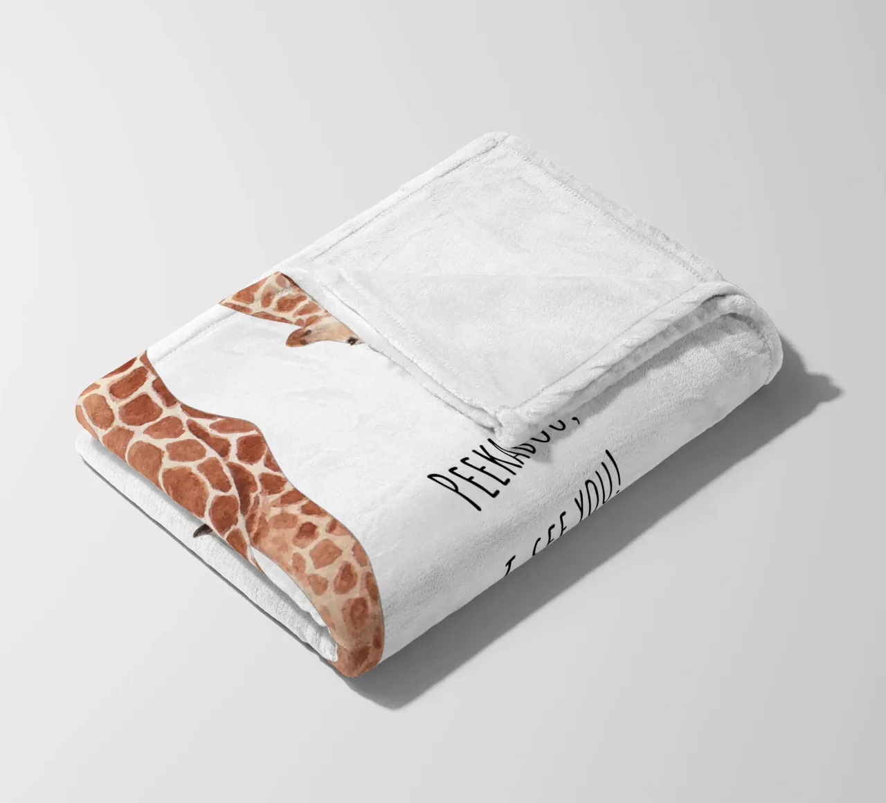 Peekaboo, ti vedo! coperta in pile da Doodle Dreams Art