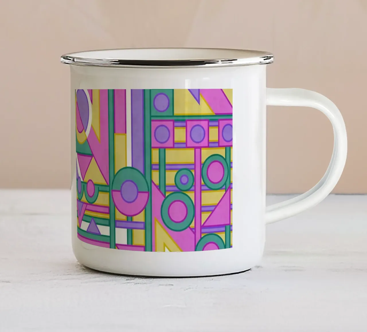 Cognizance tazza in smalto da shellybremmer