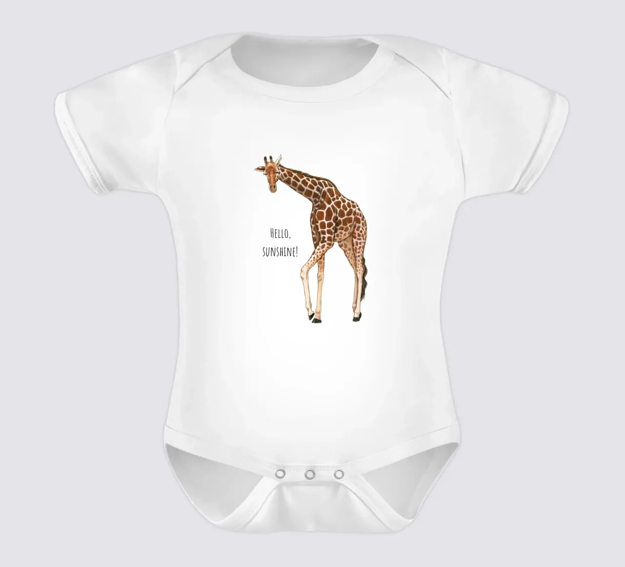 Ciao Sole body neonato maniche corte da Doodle Dreams Art
