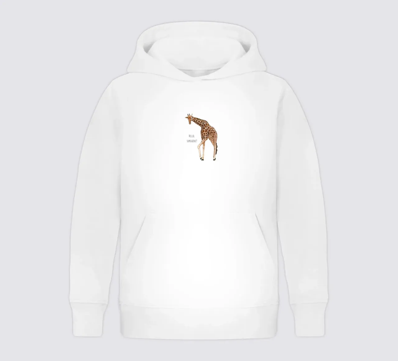 Ciao Sole felpa bambino con cappuccio da Doodle Dreams Art