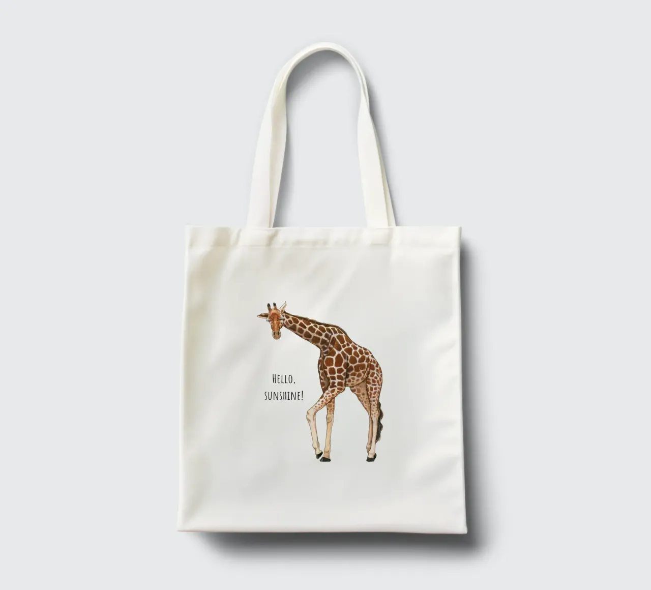 Ciao Sole borsa in juta da Doodle Dreams Art