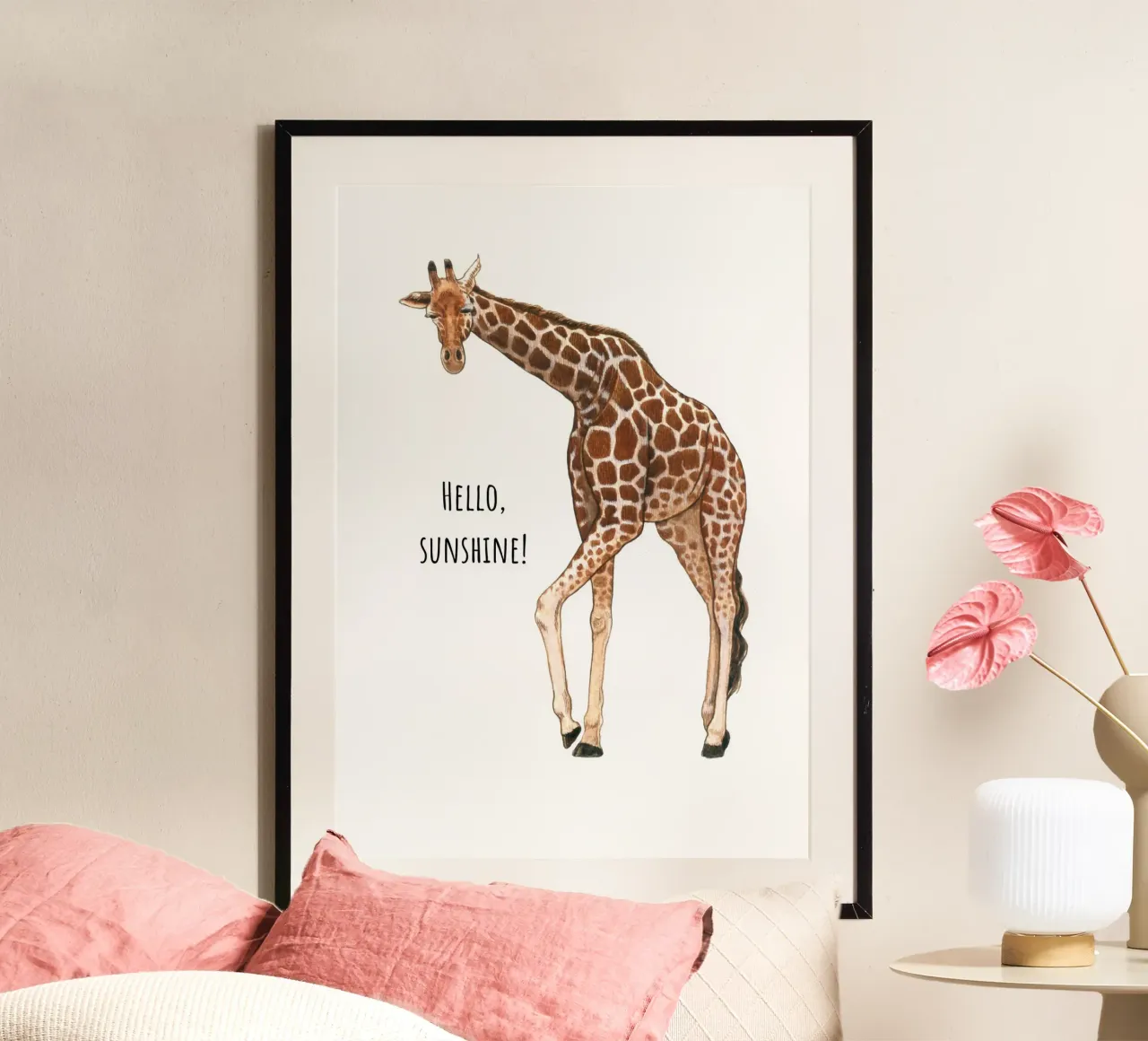 Ciao Sole poster da Doodle Dreams Art