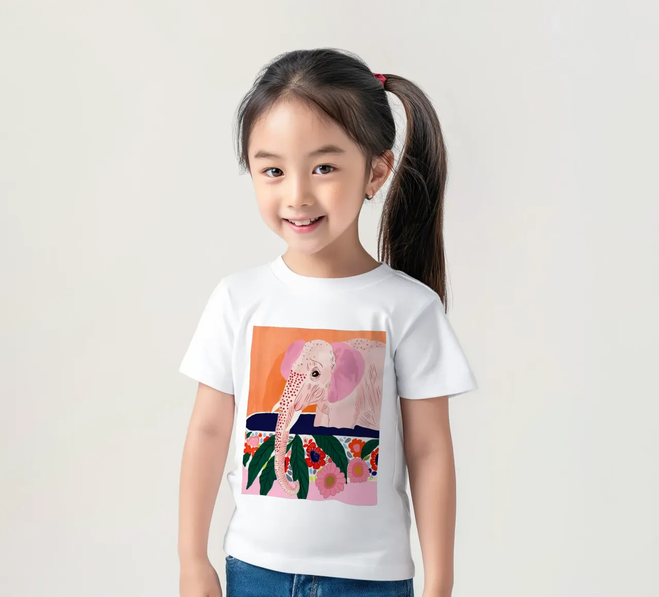 Journée de spa pour les éléphants t-shirt enfant de ArtsySesta