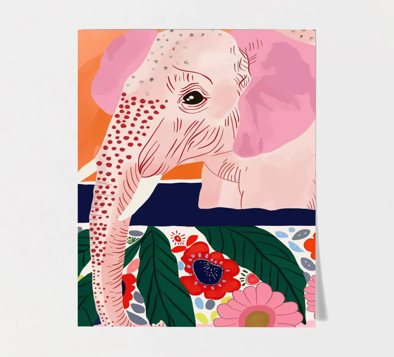 Elephant Spa Day sticker sheet by ArtsySesta