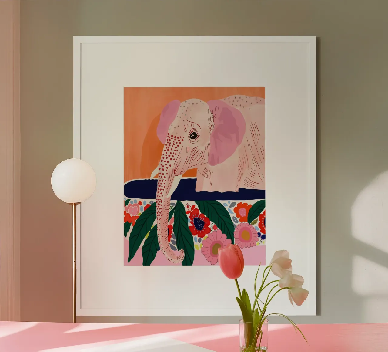 Elephant Spa Day poster by ArtsySesta