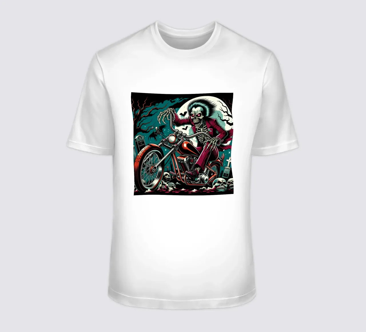 Cavalcata notturna del Teschio t-shirt da CASTILO
