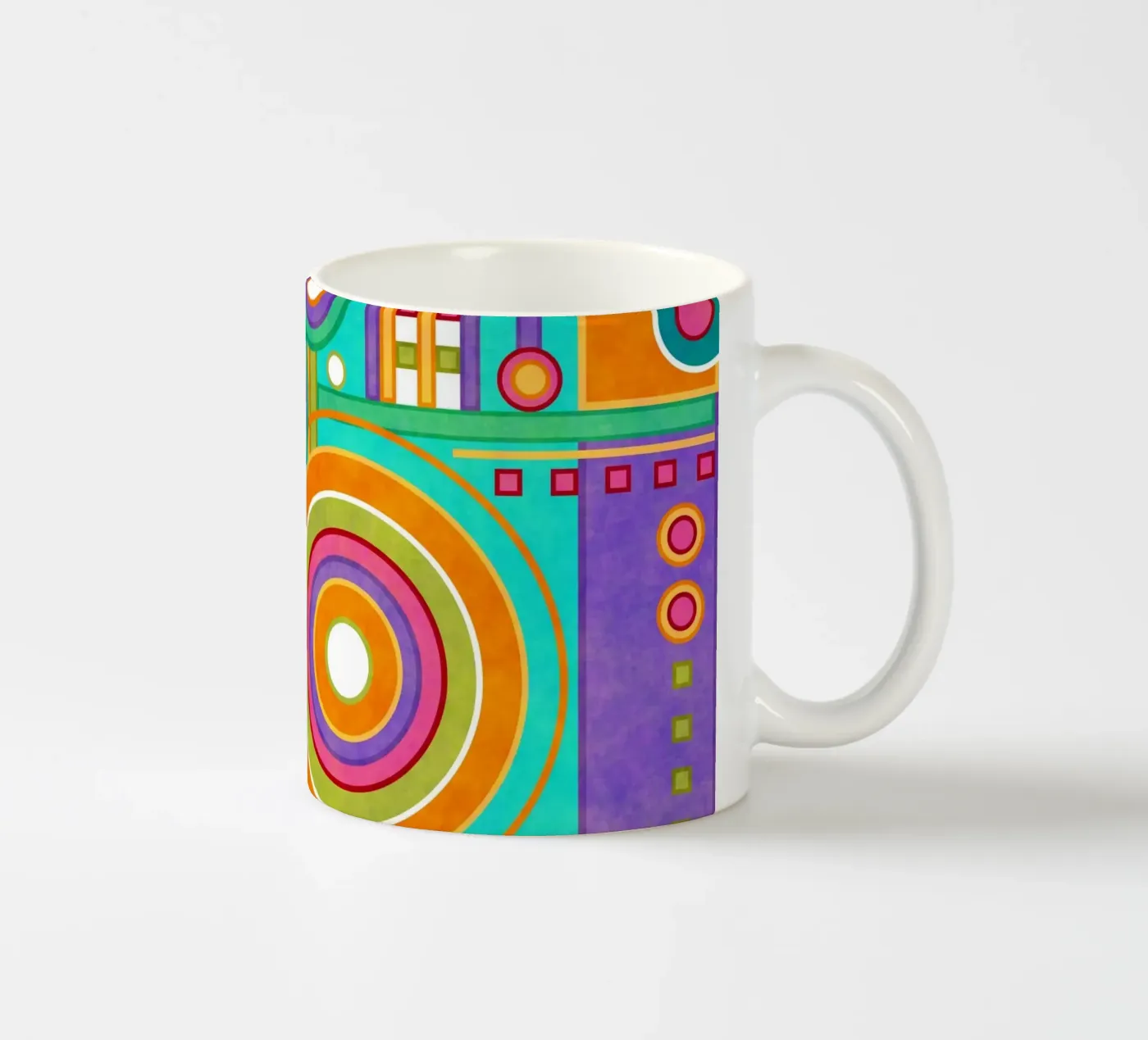 Twirl ceramic mug by shellybremmer