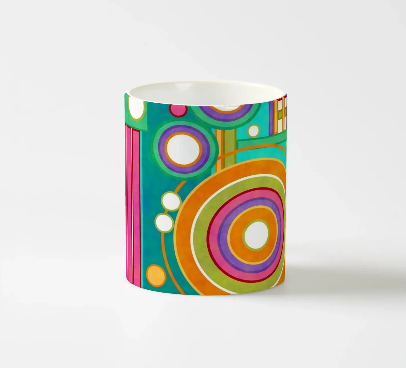 Twirl ceramic mug by shellybremmer