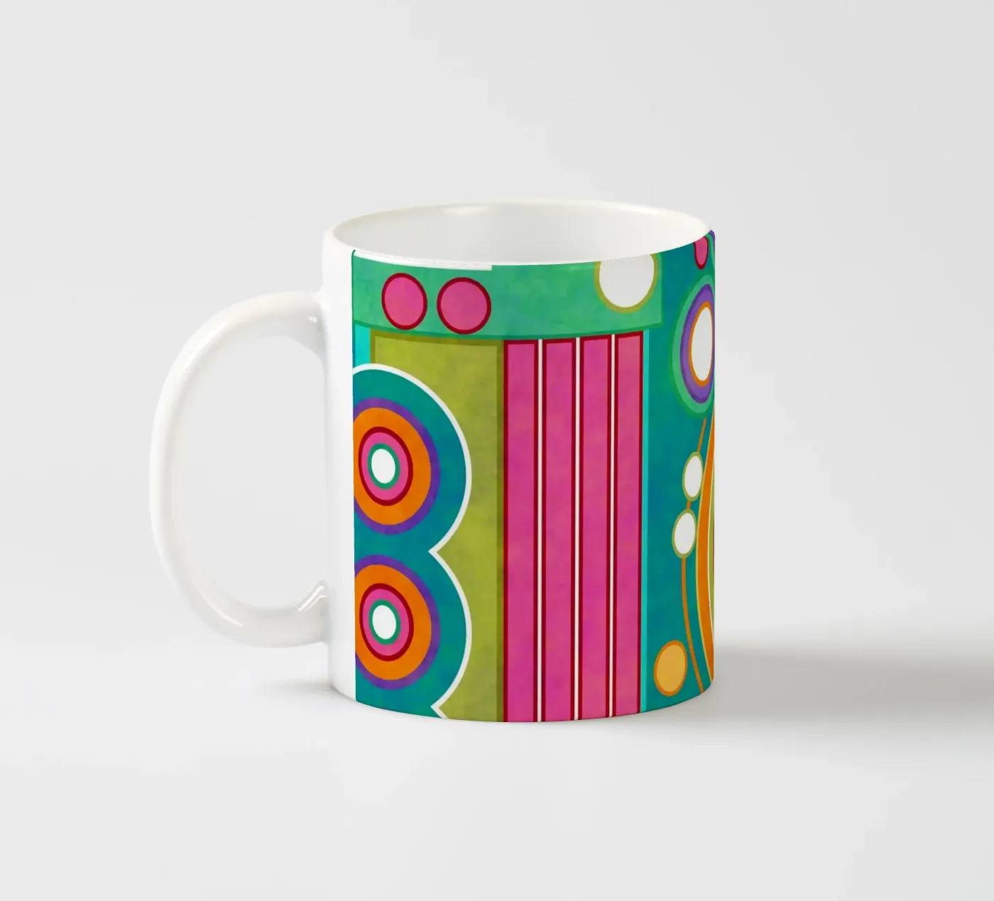 Twirl ceramic mug by shellybremmer