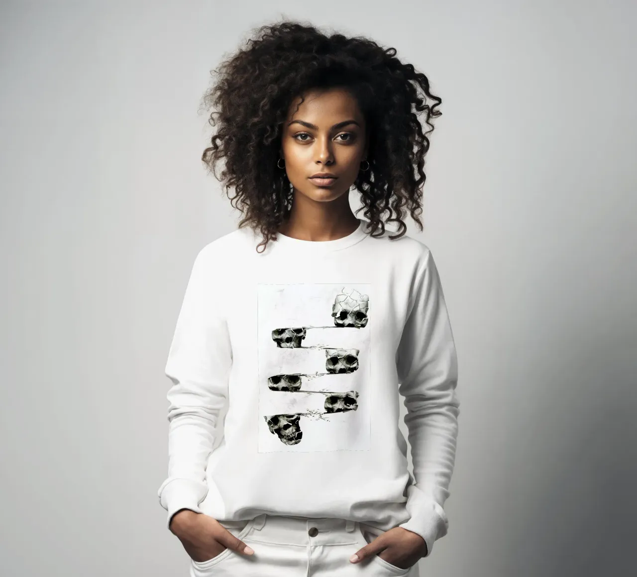 Skull III felpa da Ali Gulec