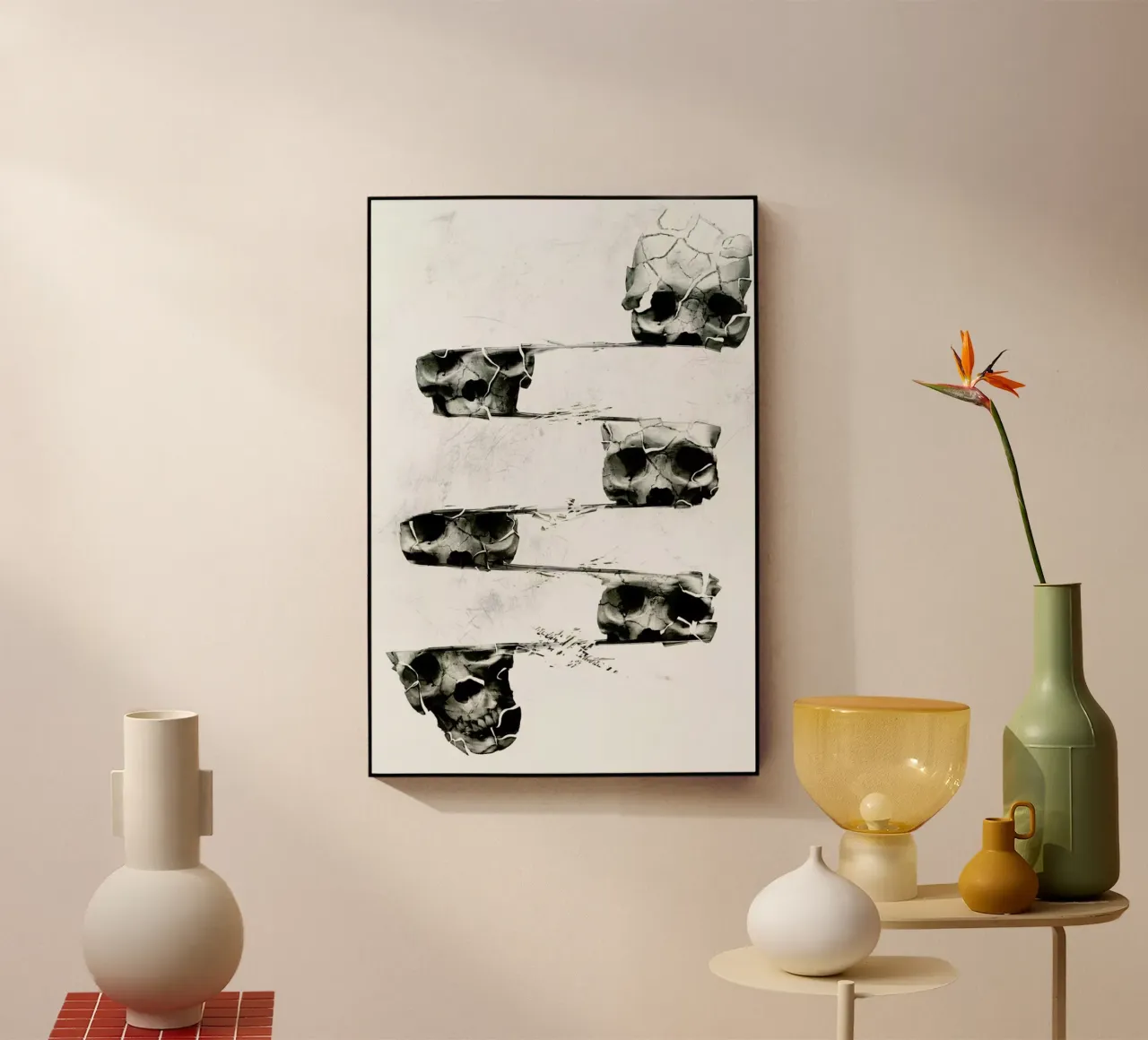 Skull III plexiglass da Ali Gulec