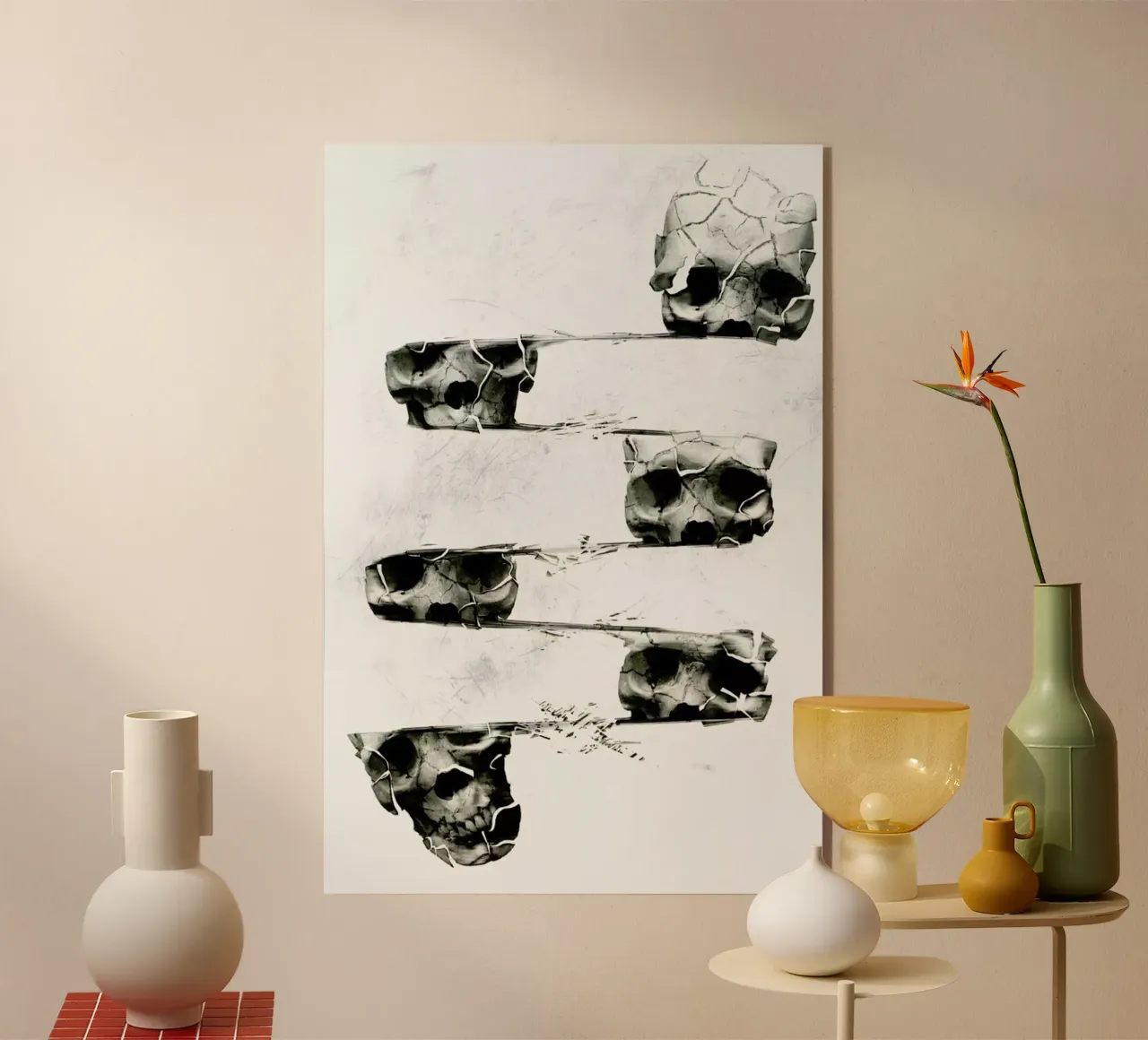 Skull III plexiglass da Ali Gulec