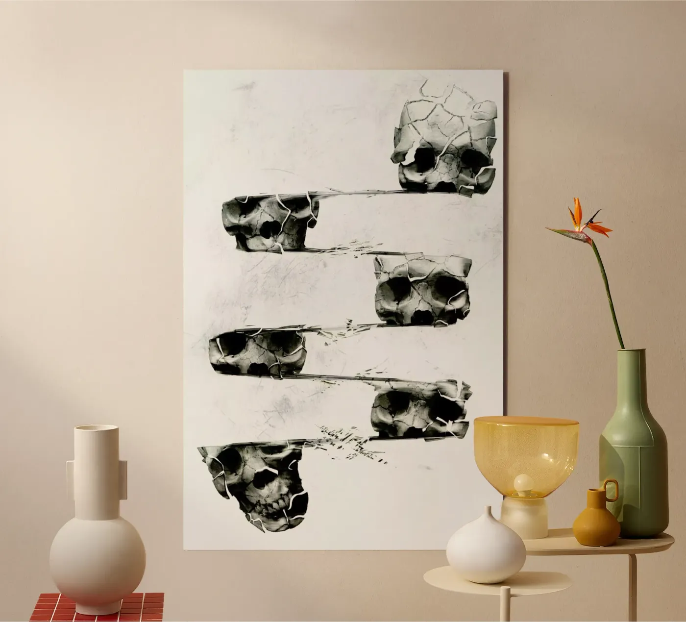 Skull III pannello forex da Ali Gulec