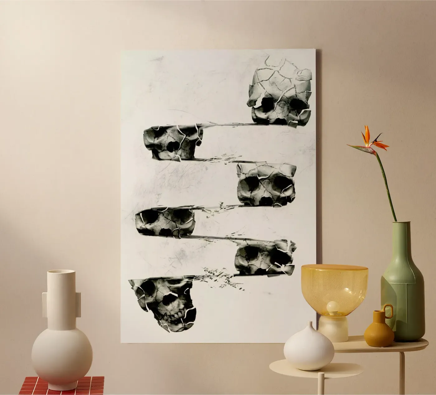 Skull III tela da Ali Gulec