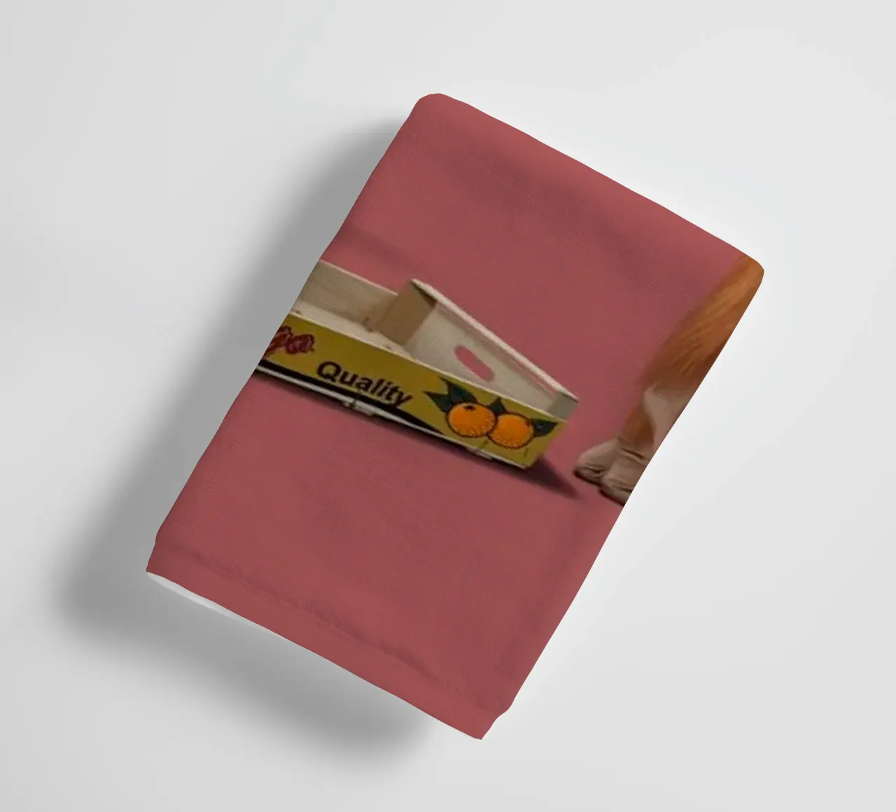 Orange Man (Colour) asciugamano da bagno da Rob Art | Illustration