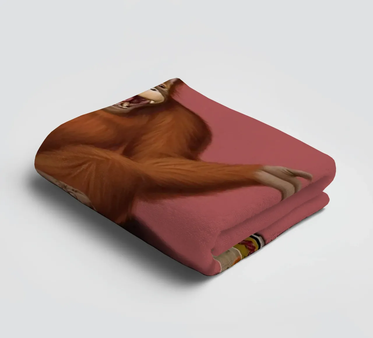 Orange Man (Colour) asciugamano da bagno da Rob Art | Illustration