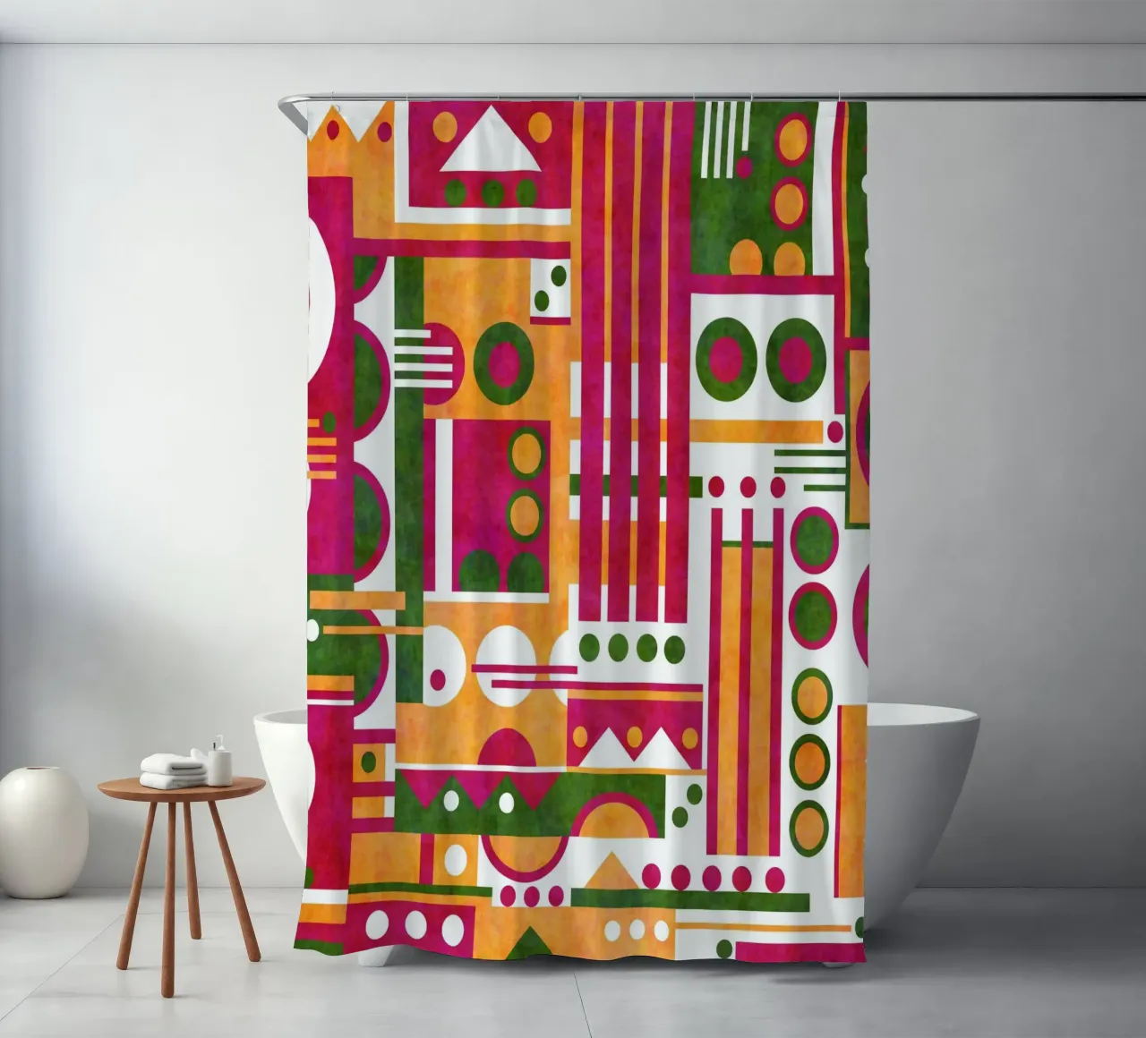 Spring douchegordijn van shellybremmer