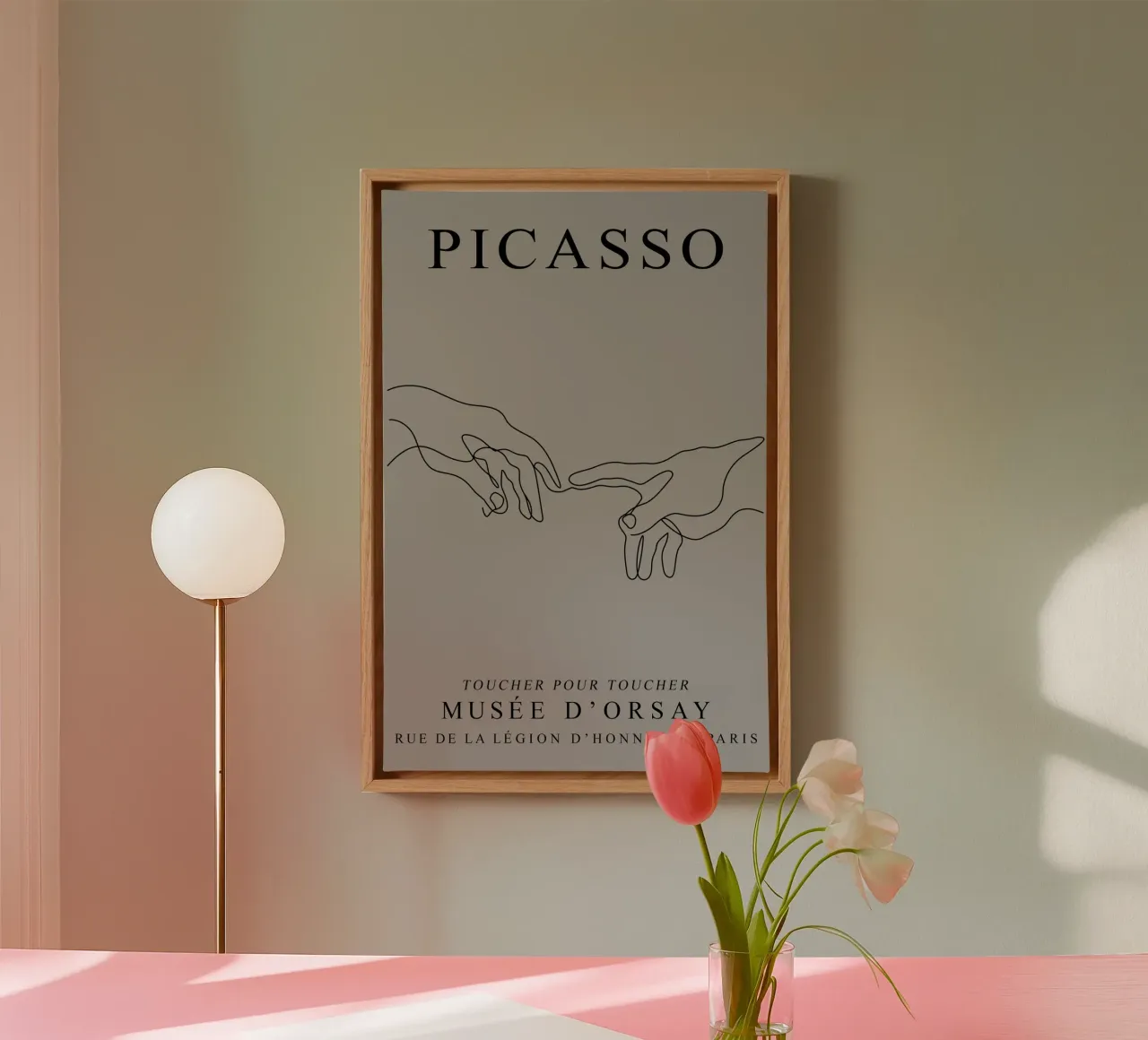 Pablo Picasso's Sketch of Two Hands canvas by eternal nino