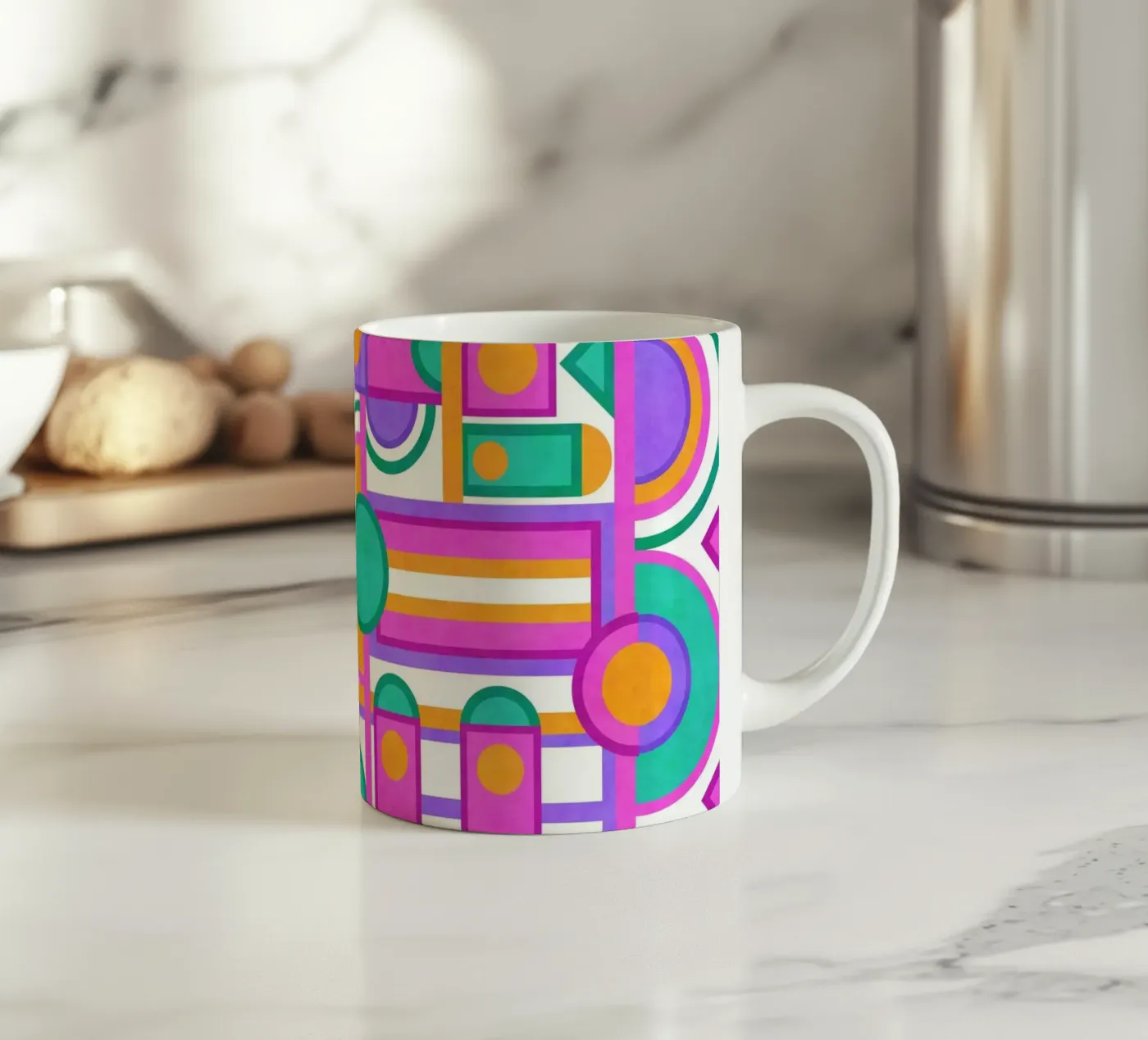 Joy ceramic mug by shellybremmer