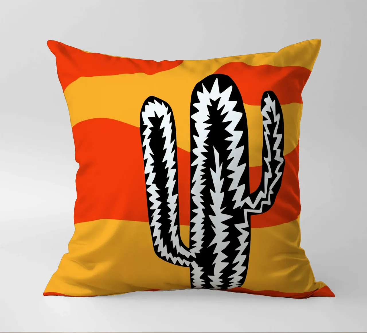 Cactus eclettico var. 2 cuscino da Little Dean