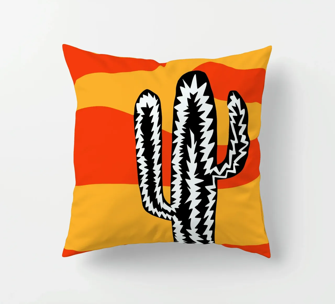 Cactus eclettico var. 2 cuscino da Little Dean