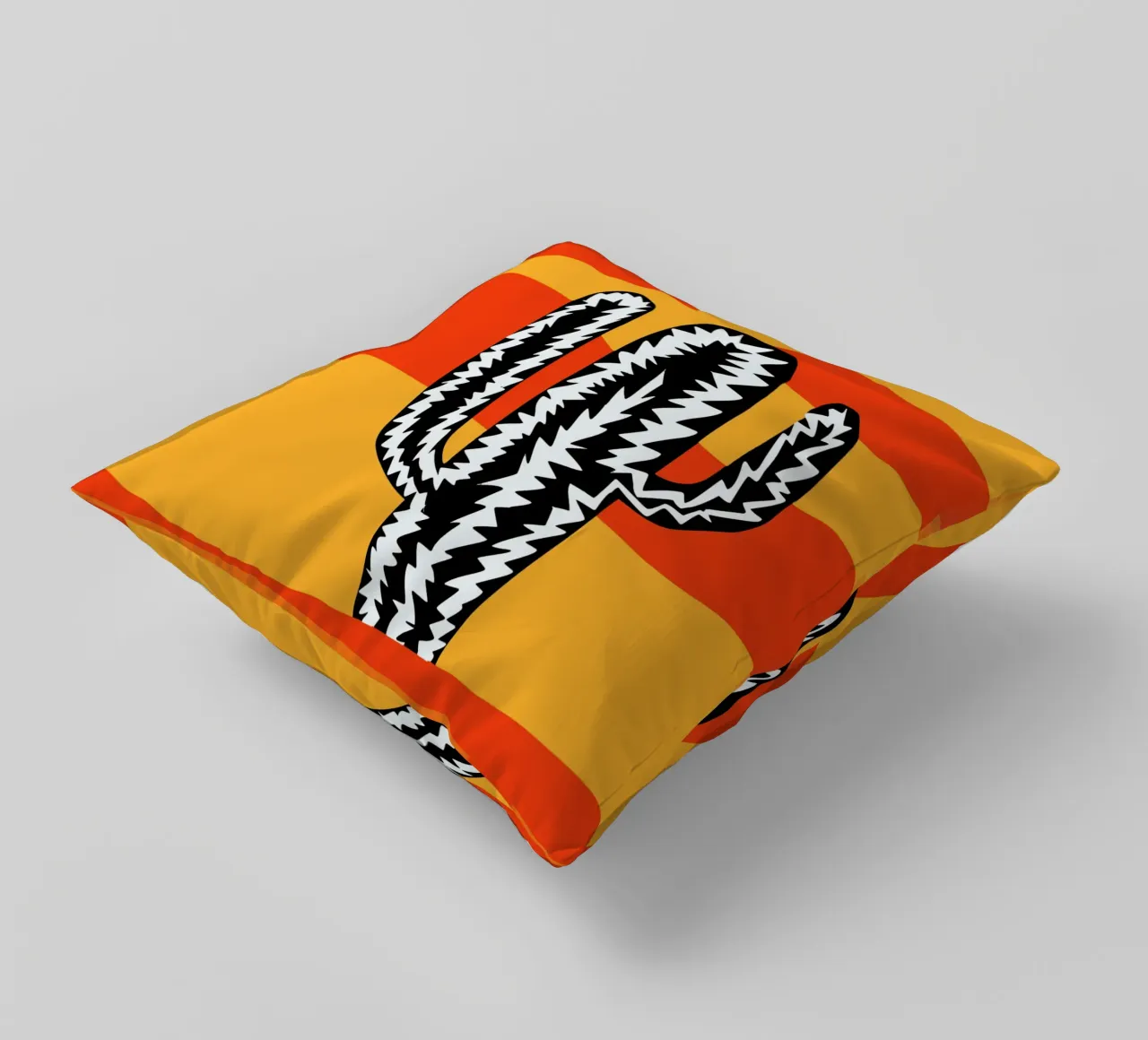 Cactus eclettico var. 2 cuscino da Little Dean