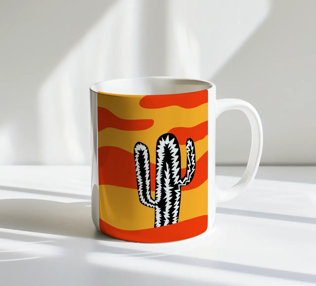 Cactus eclettico var. 2 tazza in ceramica da Little Dean