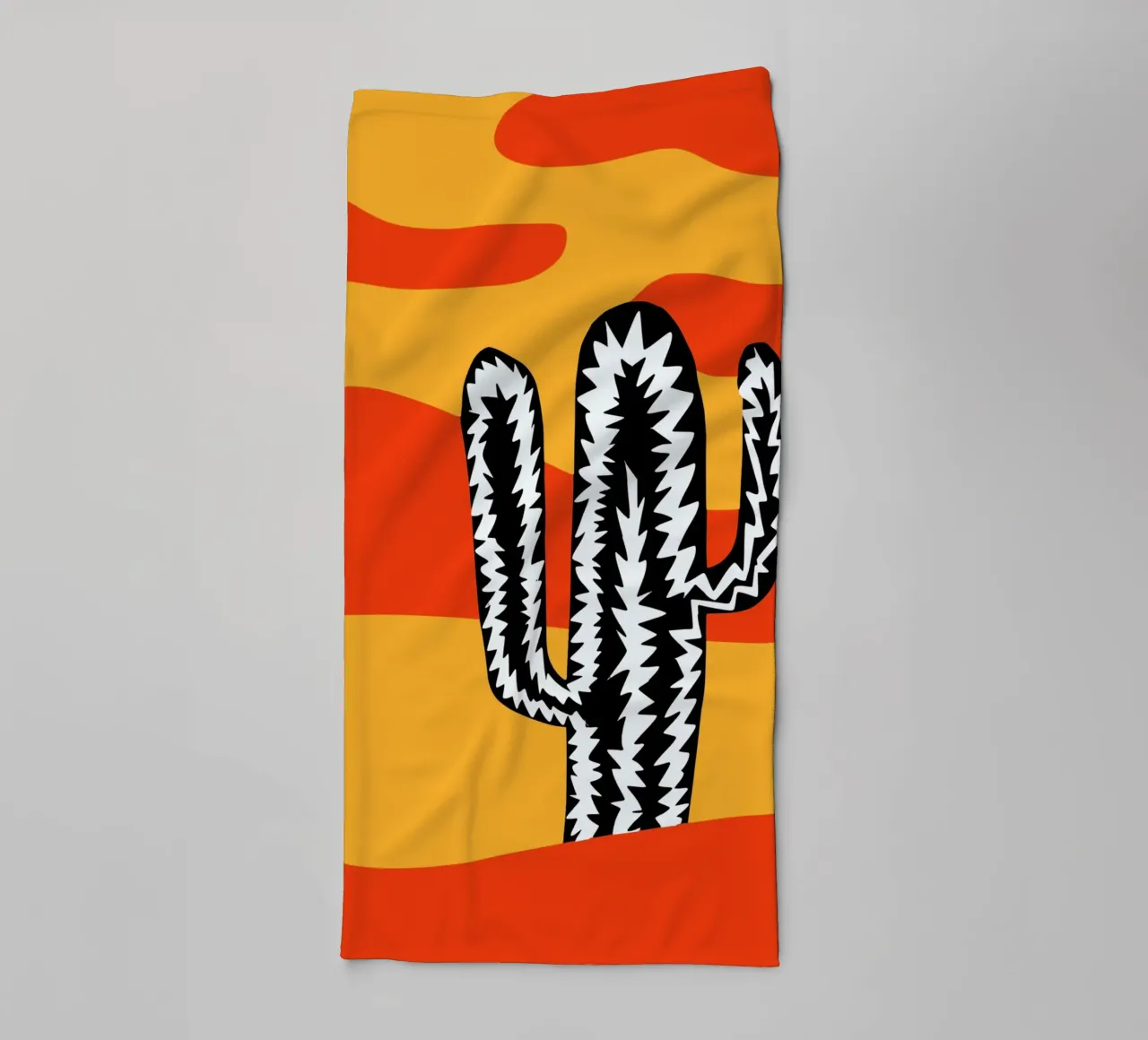 Cactus eclettico var. 2 asciugamano da bagno da Little Dean