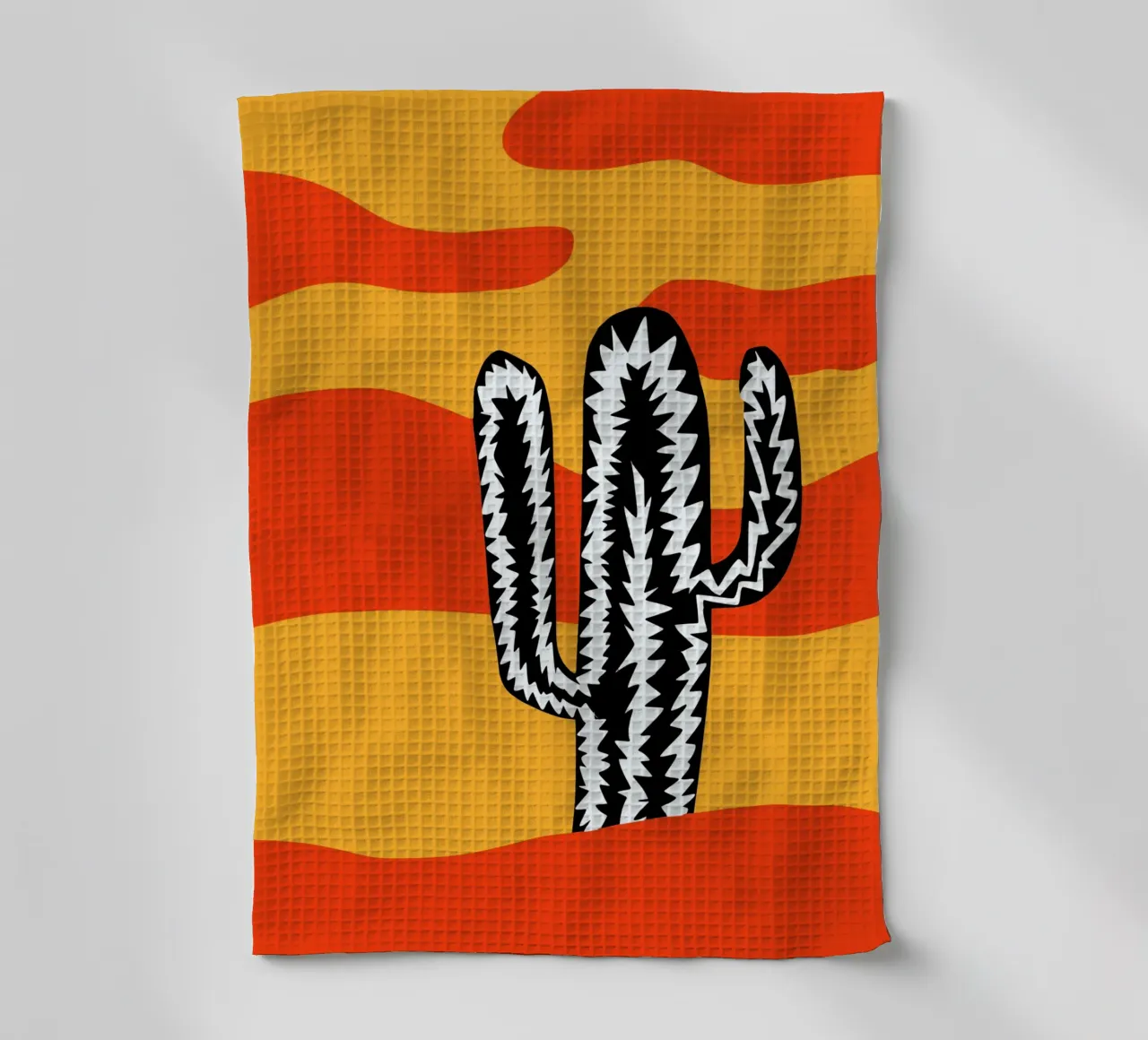 Cactus eclettico var. 2 canovaccio da cucina da Little Dean