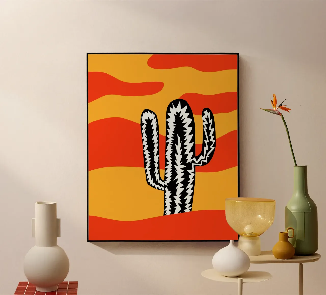 Cactus eclettico var. 2 plexiglass da Little Dean