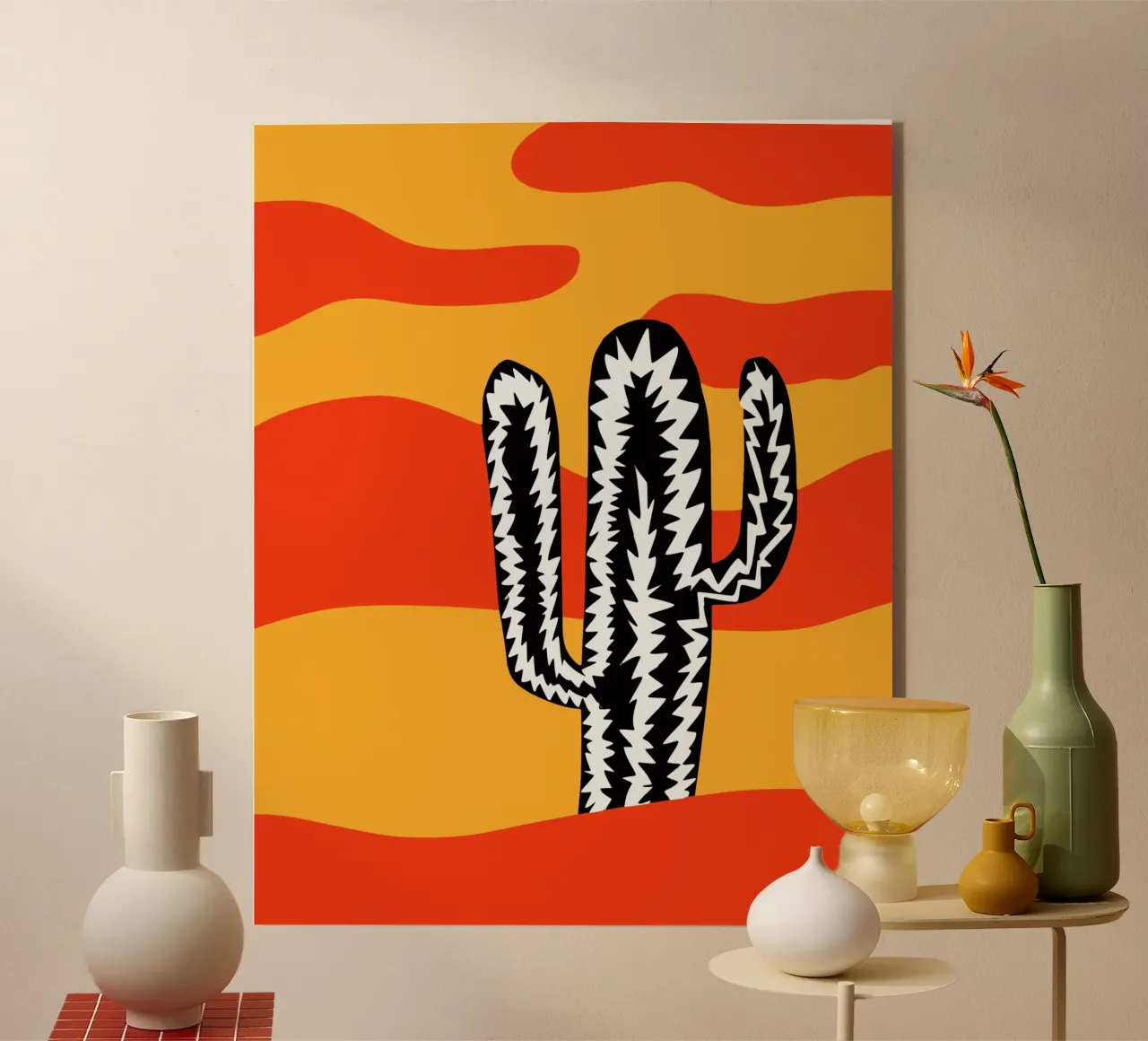 Cactus eclettico var. 2 plexiglass da Little Dean