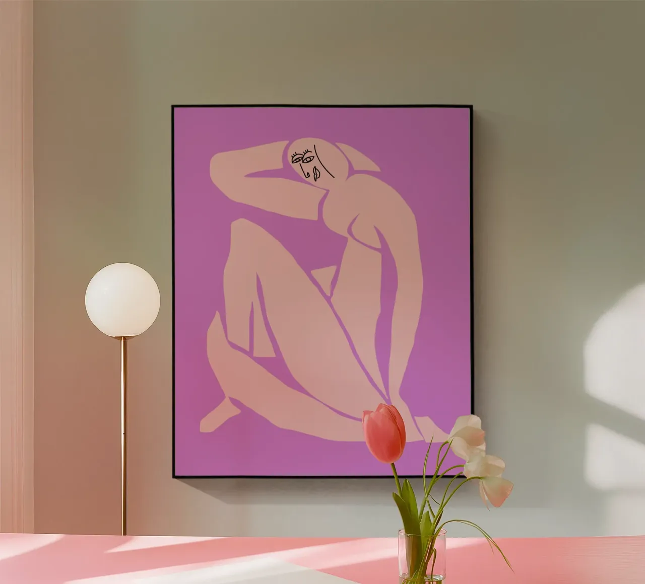 Nudo sfacciato plexiglass da Little Dean