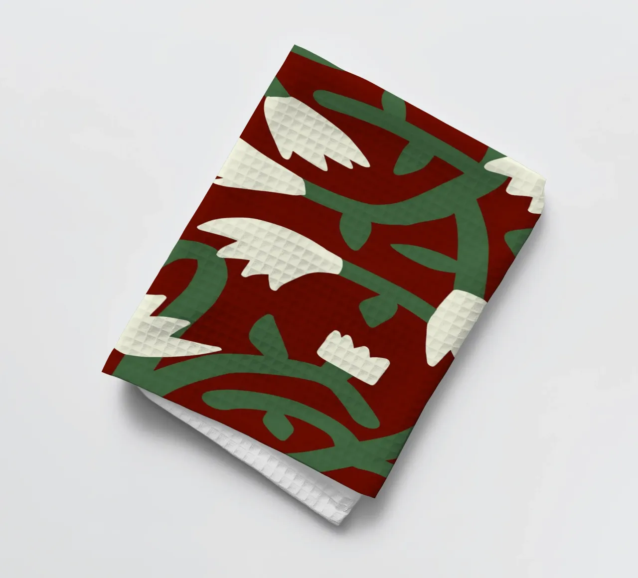 Motif rétro de fleurs x torchon de Little Dean