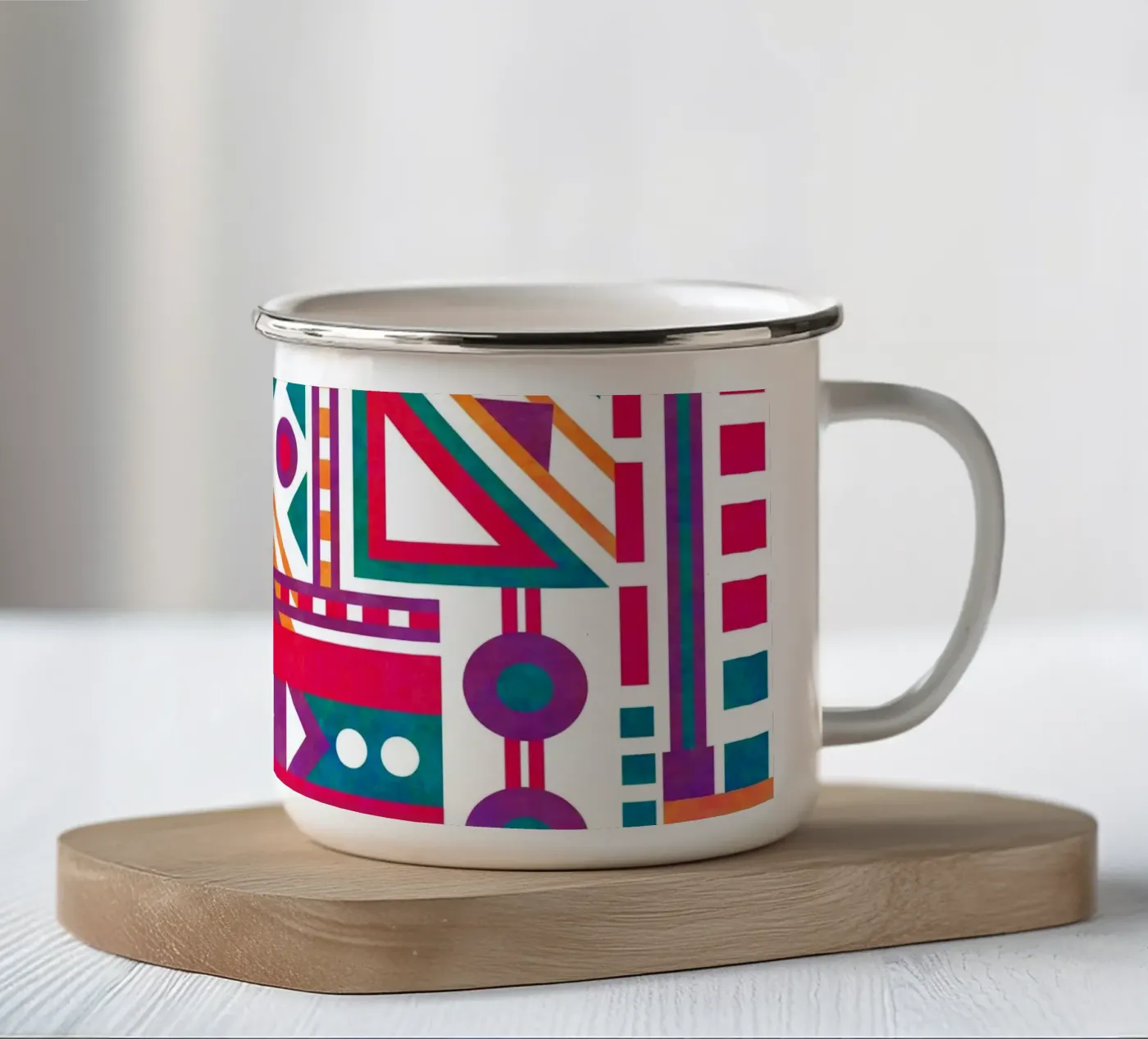 REVERSE enamel mug by shellybremmer