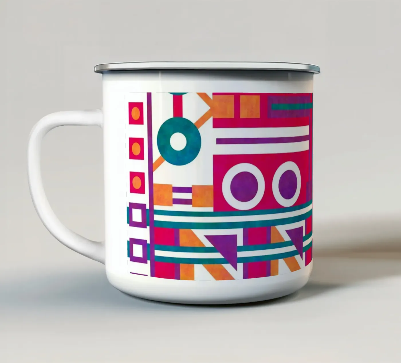 REVERSE enamel mug by shellybremmer