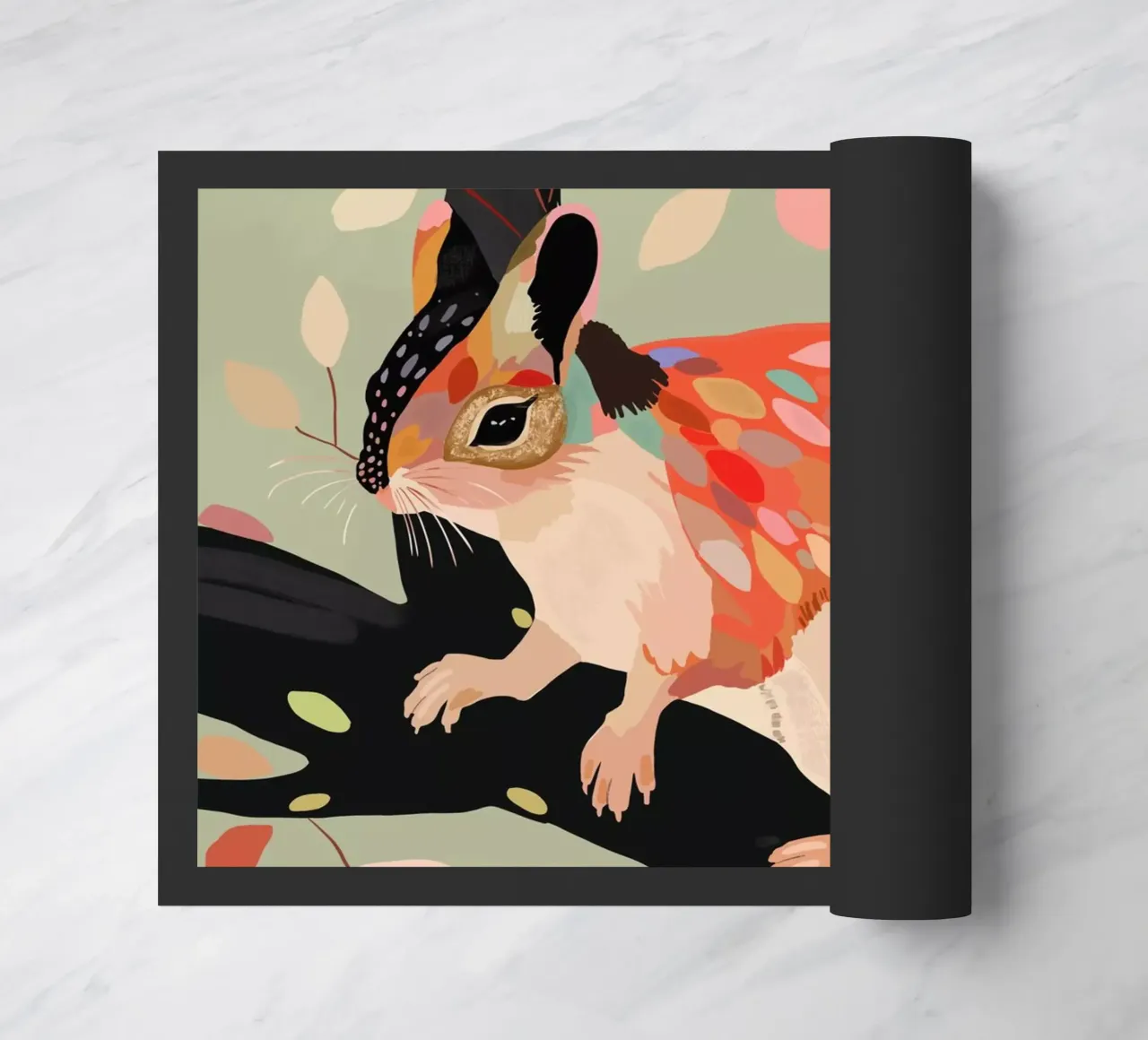 Scoiattolo sull'albero zerbino da ArtsySesta