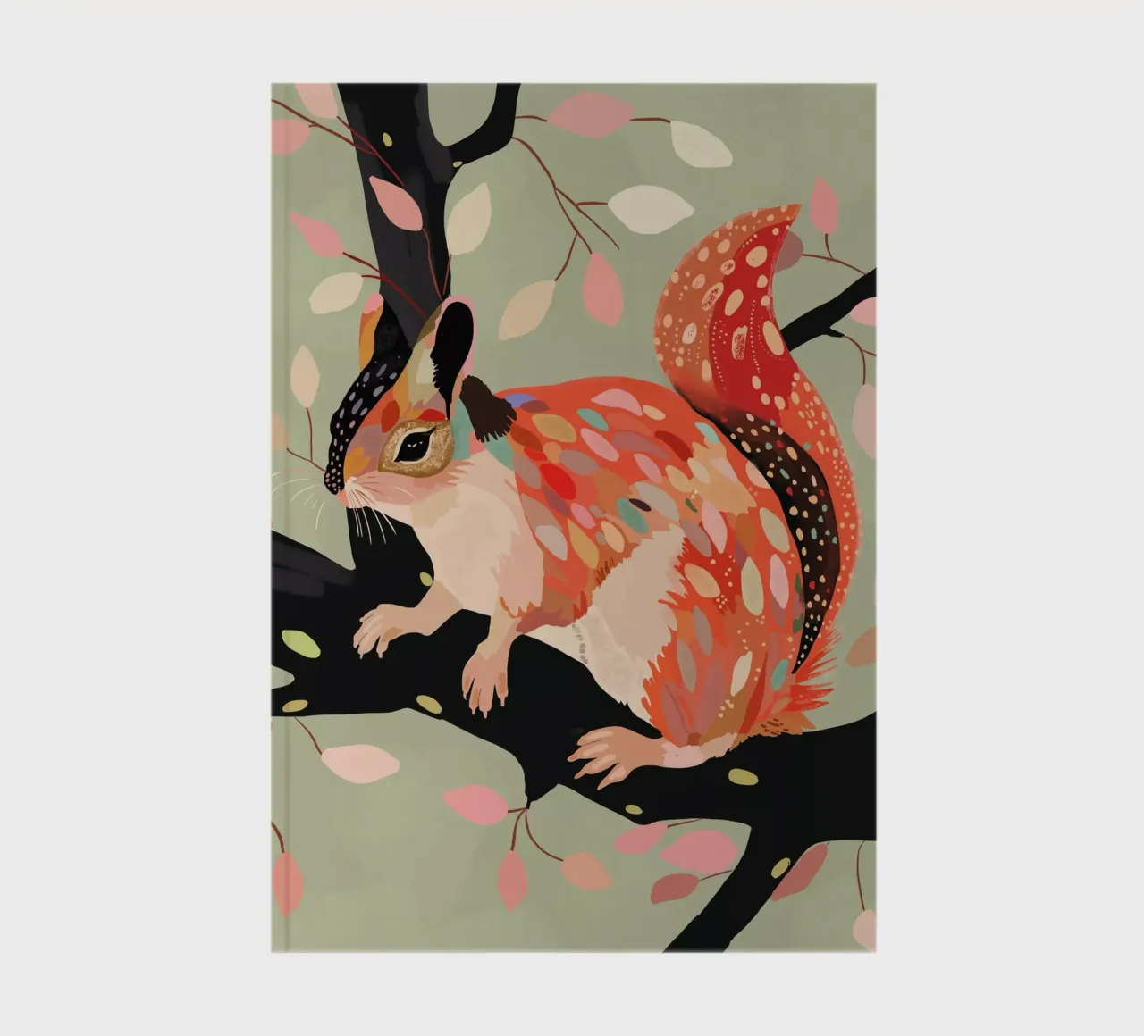 Squirrel In The Tree notebook by ArtsySesta