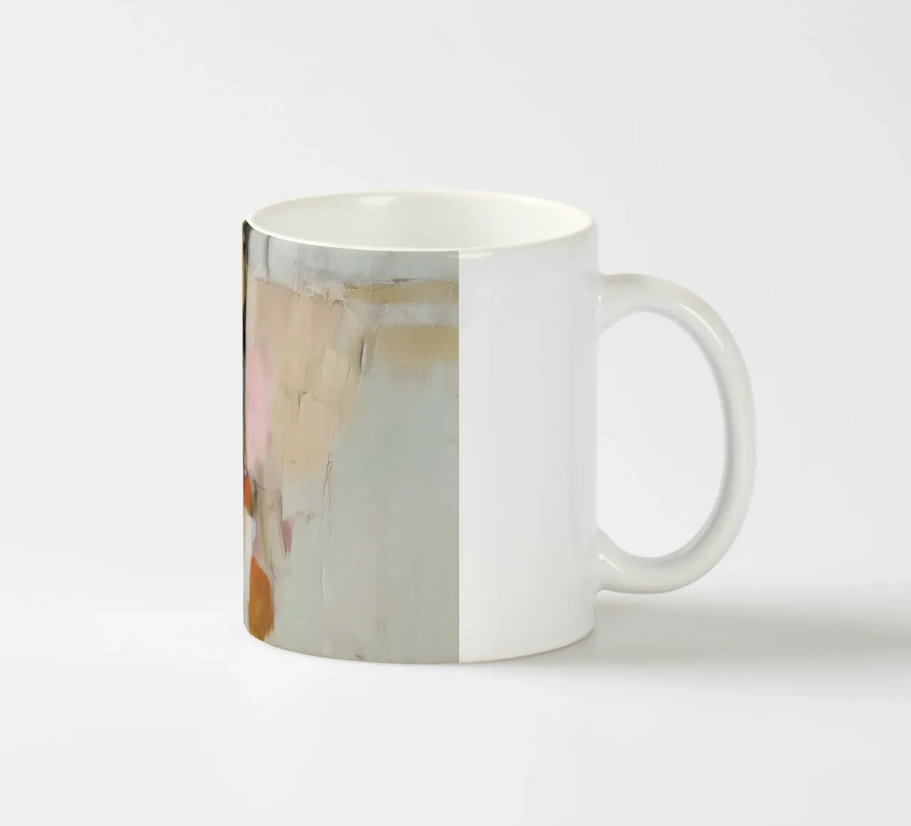 Campi fini e astratti tazza in ceramica da Carinaprint