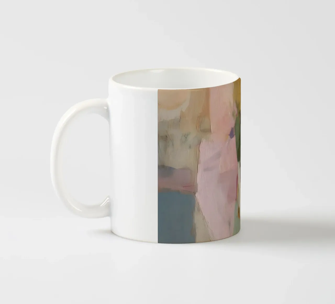 Campi fini e astratti tazza in ceramica da Carinaprint