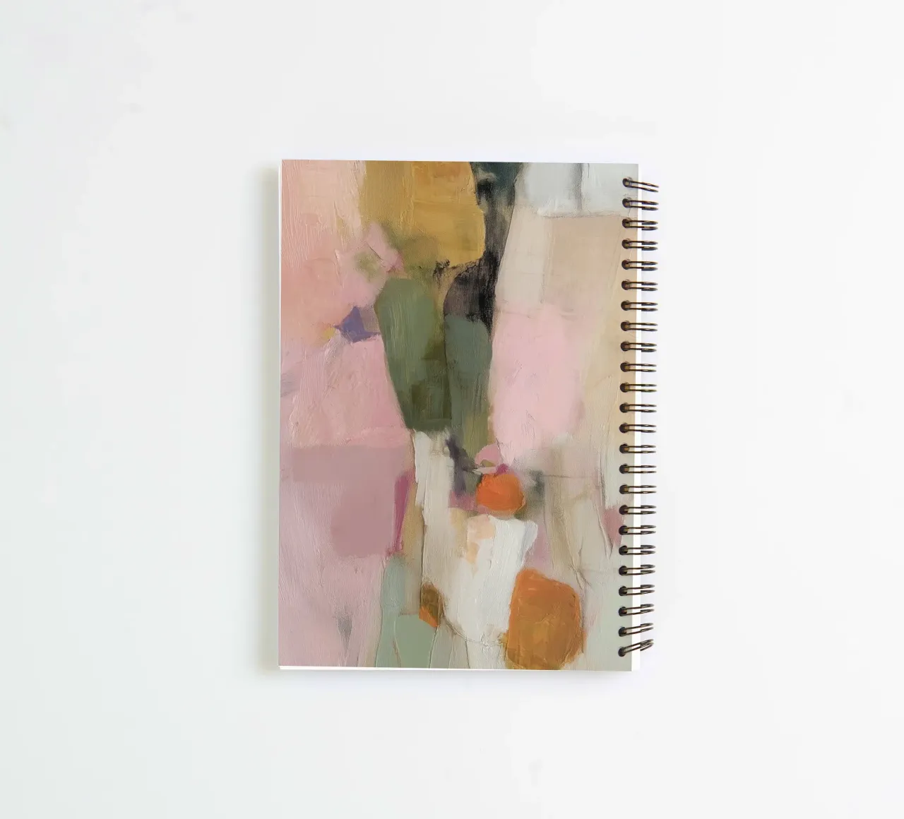 Fine abstract fields spiral notebook by Carinaprint
